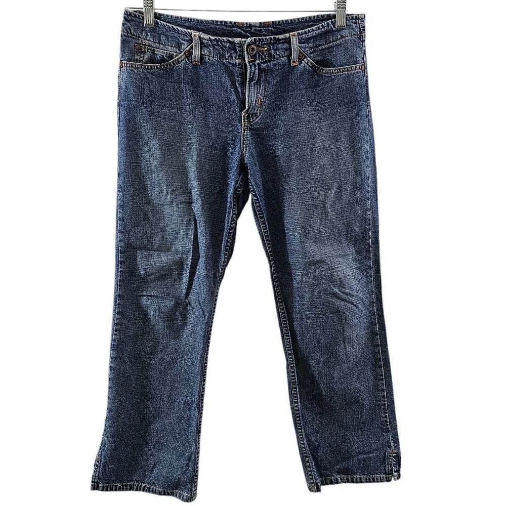 Lucky Brand Women’s Dungarees Wild Child Crop Mid Rise Blue Jeans  Size 8/29